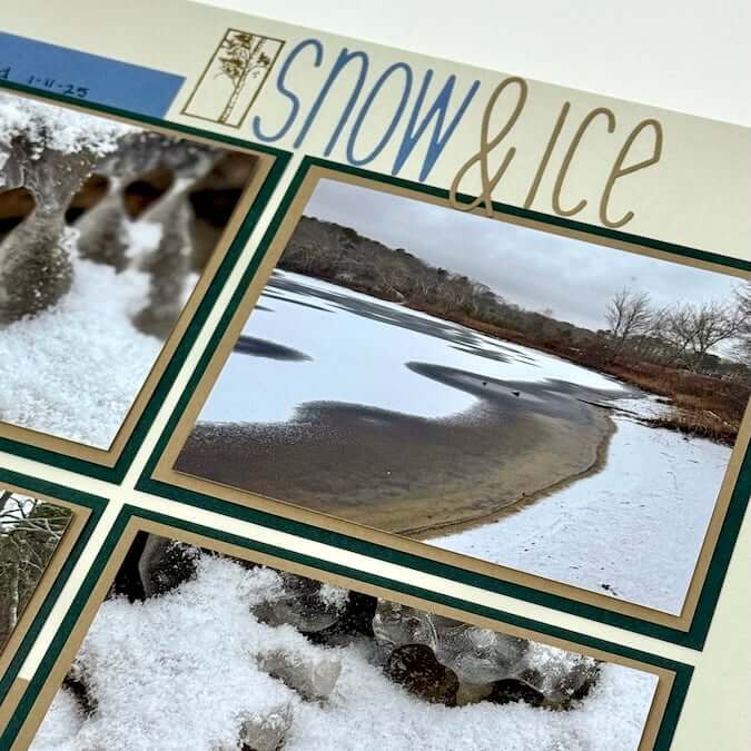 Northwoods Pages - Learn to use stamps on layouts.