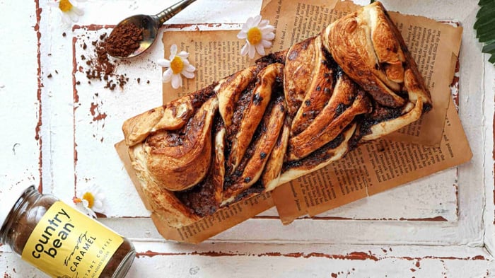 Coffee infused chocolate babka recipe