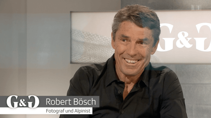 Robert Bösch live talk on SFR 1