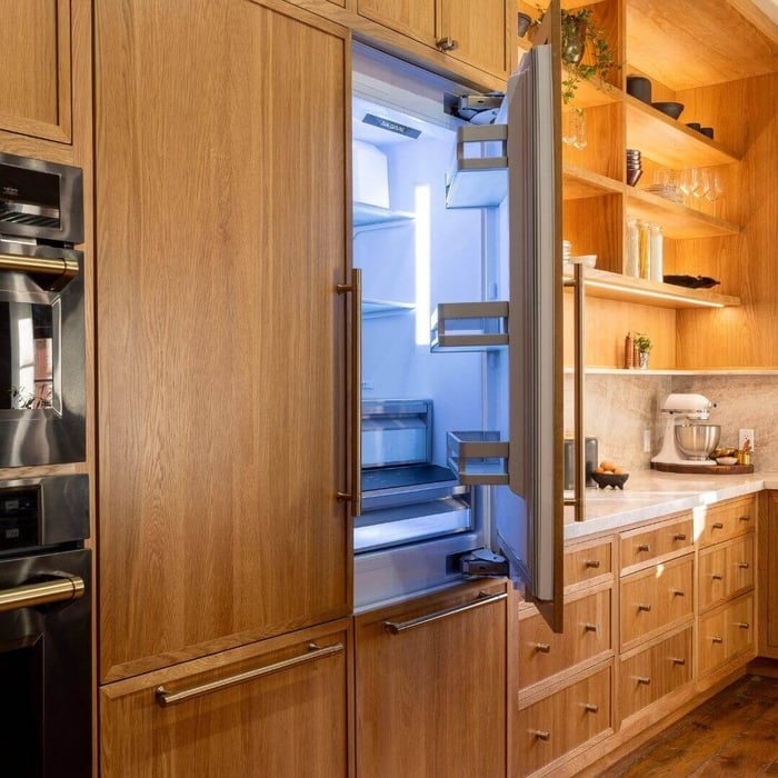 ZLINE refrigerator in a modern kitchen.