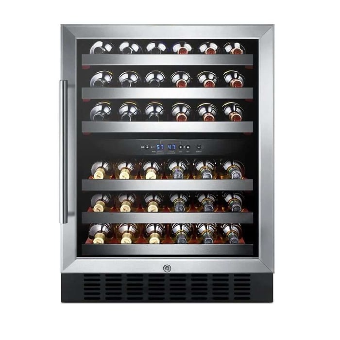 SUMMIT 24" Wide Built-In Wine Cellar (SWC530BLBIST) - white background