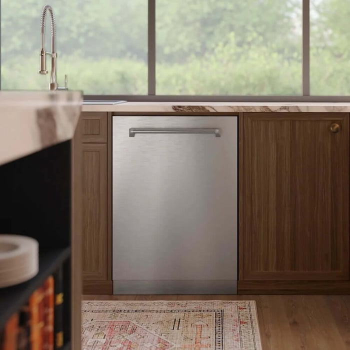 ZLINE dishwasher in a luxury kitchen