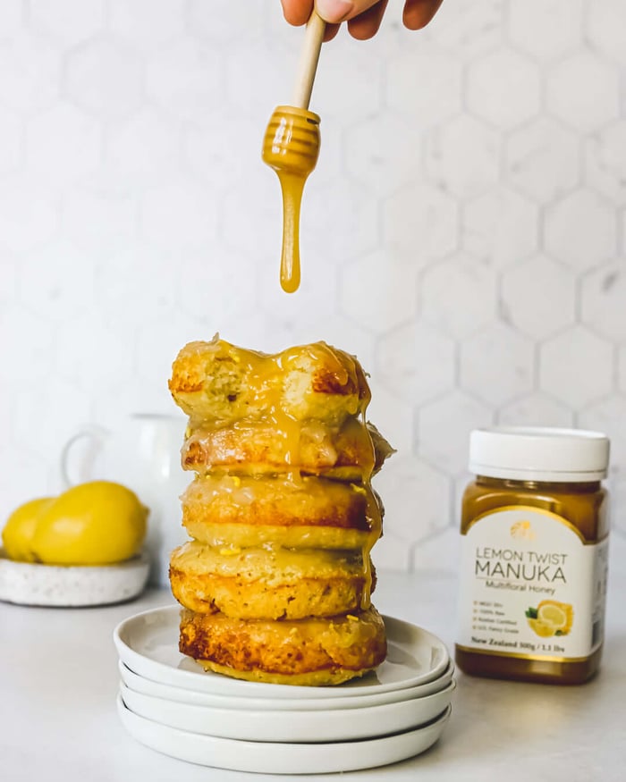 Paleo Baked Lemon Pound Cake Donuts