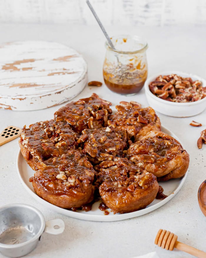 Air Fryer Honey Sticky Buns