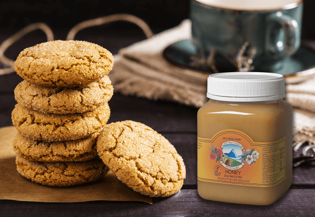 New Zealand Multiflora Honey Cookies