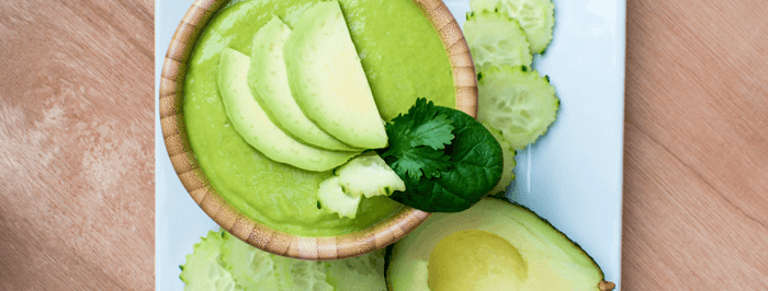 Chipotle Cucumber Avocado Soup
