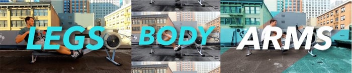 NEW Indoor Rowing Program - LEGS, BODY, ARMS with Johan Quie