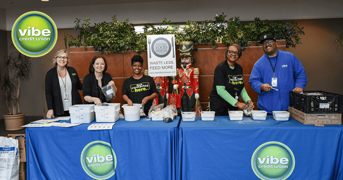 'Volunteerism is how we Vibe': Vibe Credit Union celebrates the new year by giving back