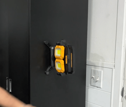 magnetic work light for garage repairs