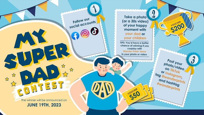 Wander Prints Father's Day Contest 2023