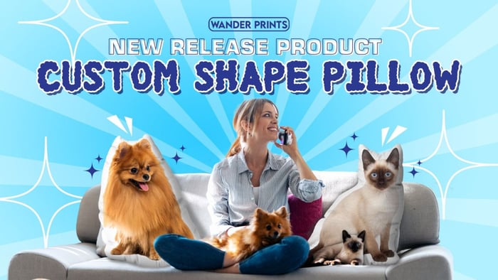New Released Product - Personalized Custom Shape Pillow