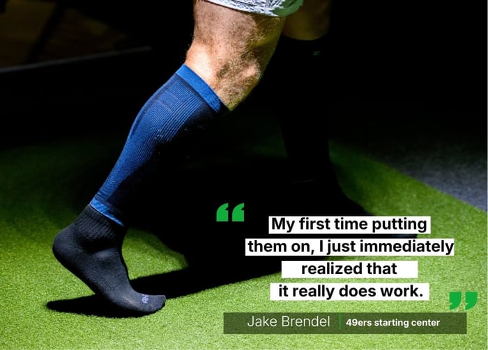 Jake Brendel and Colton McKivitz of the 49ers talk about recovery with GO Sleeves  cofounder Darren Lancaster