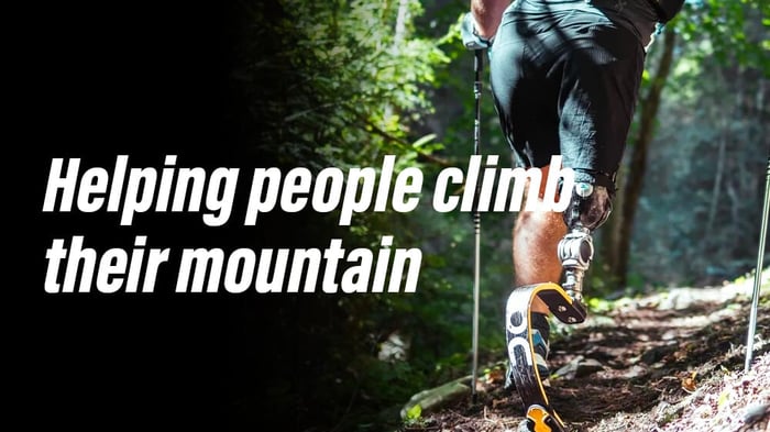 Helping people climb their mountain