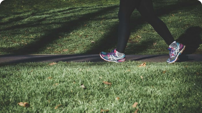 Walking interval during the Run Walk Run method