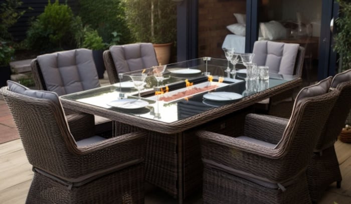 Rattan Garden Furniture with a Fire Pit: Benefits Revealed