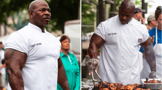 Meet the Freelance Chef Whose 24-inch Biceps Went Viral Cooking at the White House