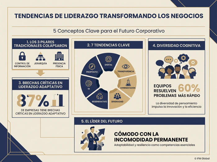 Tendencias de Liderazgo que Transforman Negocios