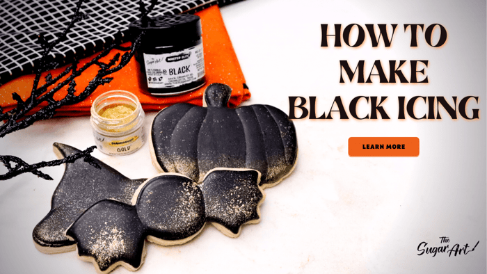 How To Make Black Icing For Cakes and Cookies!