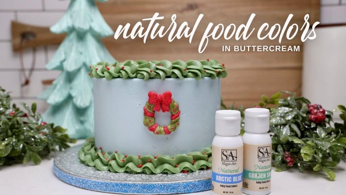 Natural Food Colors In Buttercream