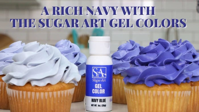 Navy Blue Buttercream