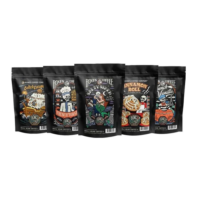 Bones Coffee Classic Comforts Sample Pack