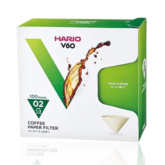 Paper Coffee Hario V60 Filters | 100 Count