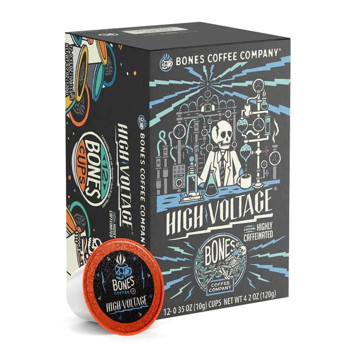 High Voltage Bones Cups - 12 Count