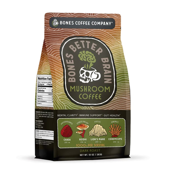 Better Brain Mushroom Coffee Medium Roast - 10oz