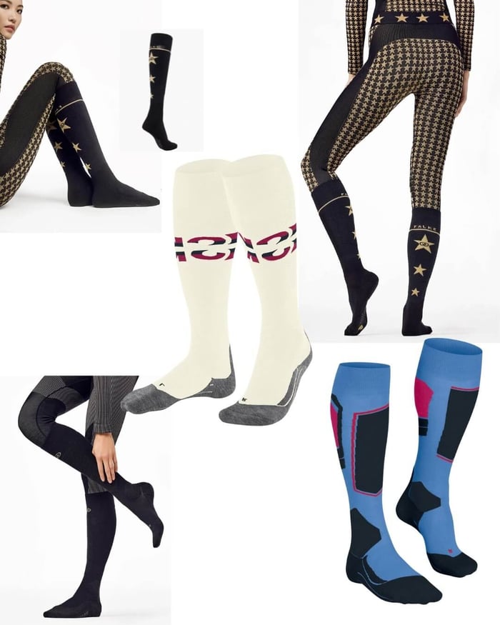 Christmas Gift Guide under £100 from Winternational falke ski socks for women