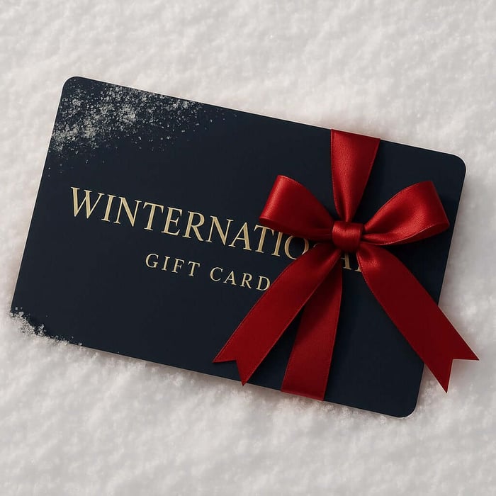 10 Christmas Gift Ideas for Stylish Skiers under £250- winternational gift card