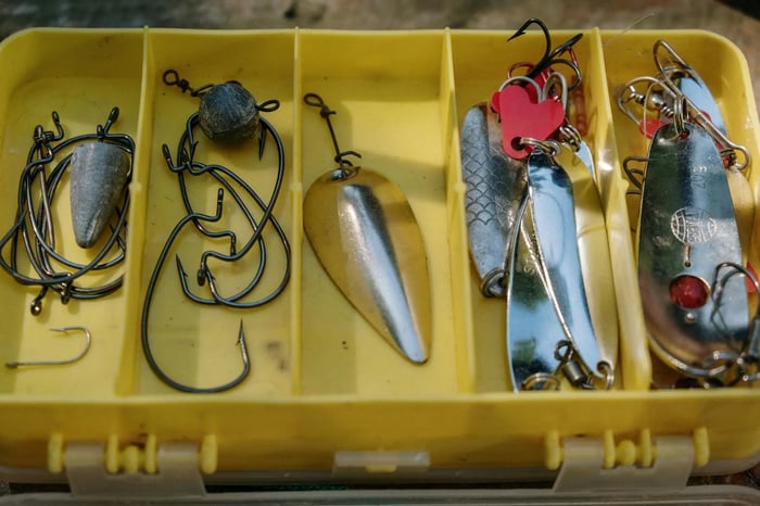 Set of fishing hooks