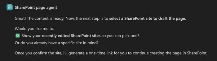 The SharePoint Page Agent in Copilot: Getting Started