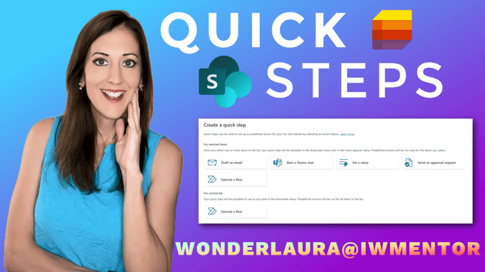 SharePoint Quick Steps: Automation Simplified