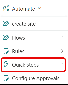 SharePoint Quick Steps Column: One-Click Buttons