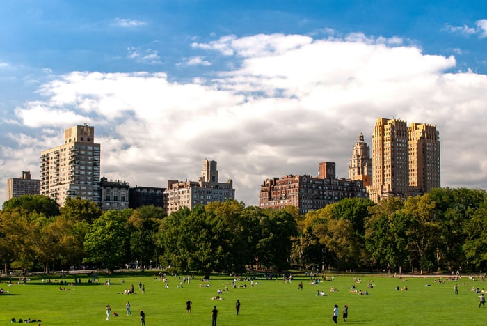 scooter friendly park Central Park New York City photo by David Vives