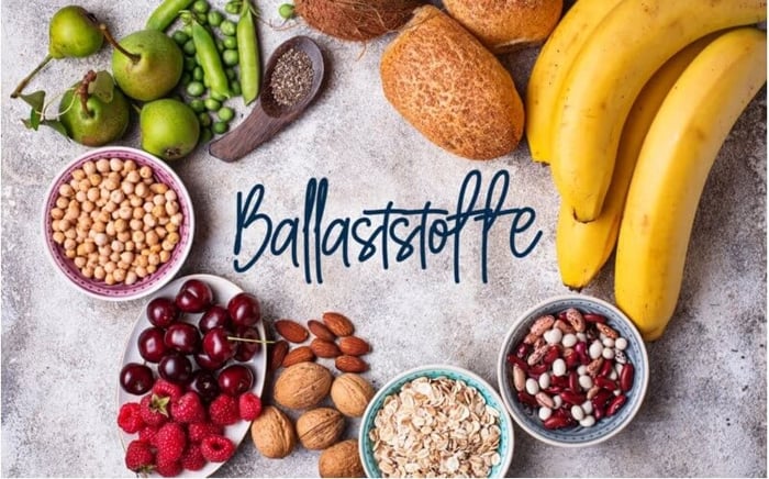 Gesunde Ernährung enthält Ballaststoffe