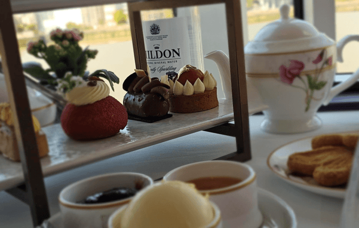 A great selection of baked goods infused with spice for our afternoon tea