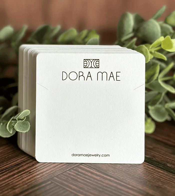 custom jewelry packaging custom logo necklace cards