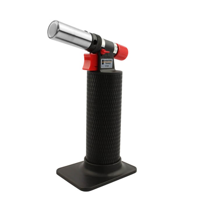 Durston Standard Blow Torch, a compact and user-friendly soldering torch designed for beginner jewelers, featuring an adjustable flame for precision soldering.
