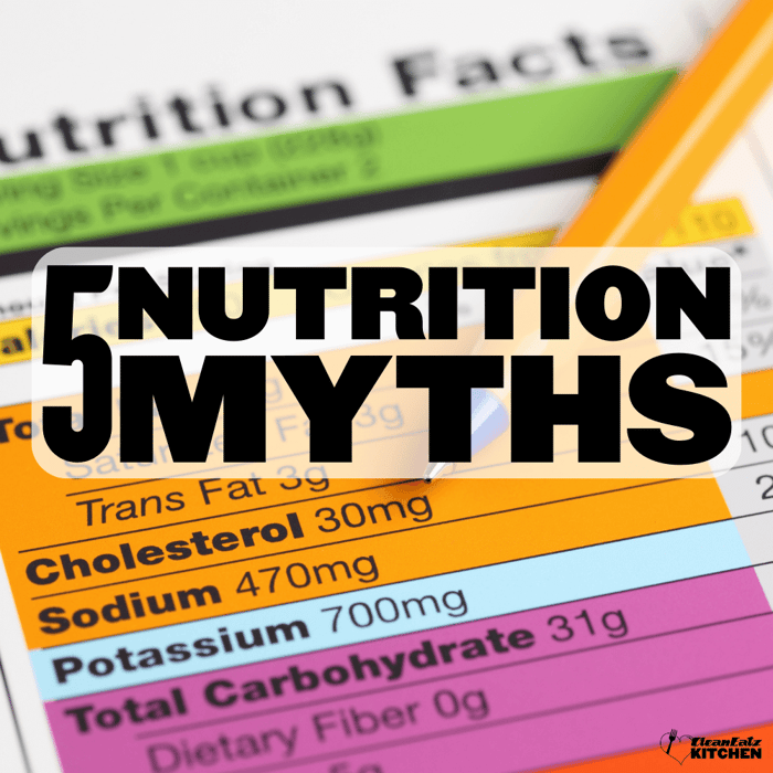 Unmasking the Truth: 5 Common Myths About Nutrition Debunked and What You Should Know
