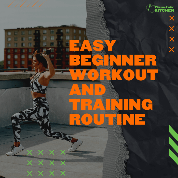 Easy Beginners' Workout and Training Routine