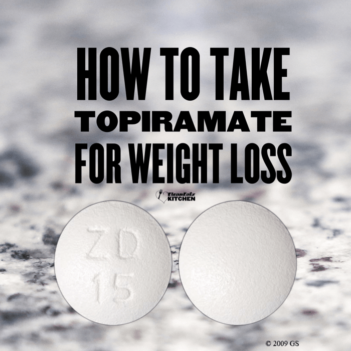 How To Take Topiramate For Weight Loss?