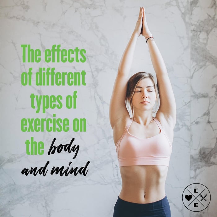 The effects of different types of exercise on the body and mind
