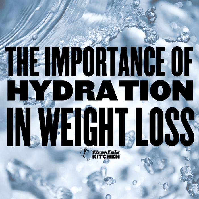 The Importance of Water in Weight Loss