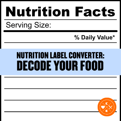 Nutrition Label Converter: Decode Your Food