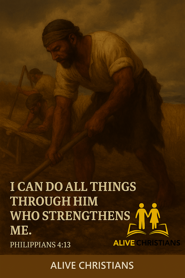I can do all things through Christ who strengthens me