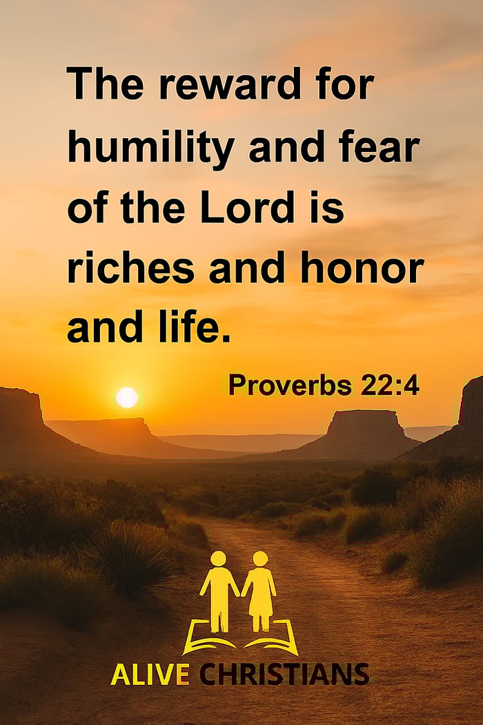 scripture on the reward for humility 