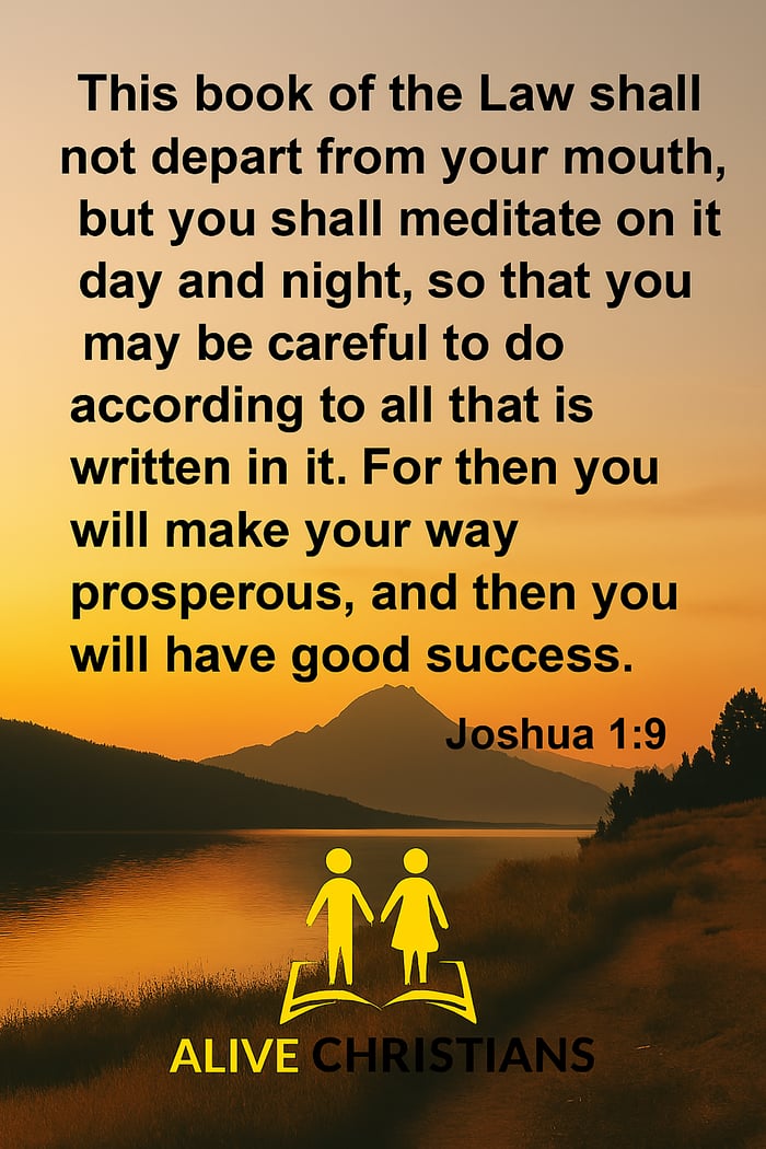 meditation on the God's law and good success