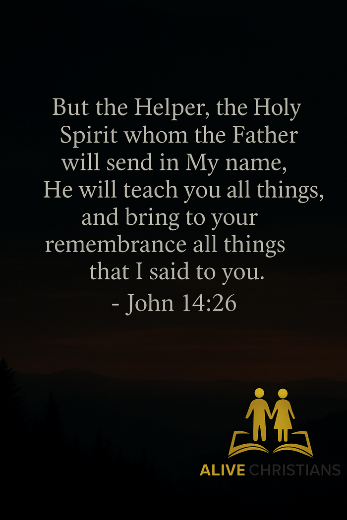 Holy Ghost's function Scripture