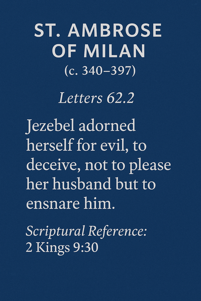 Ambrose of Milan talks about Jezebel